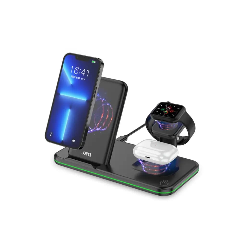 شارژر بی سیم جی بی کیو مدل WLC-31 (4in1)