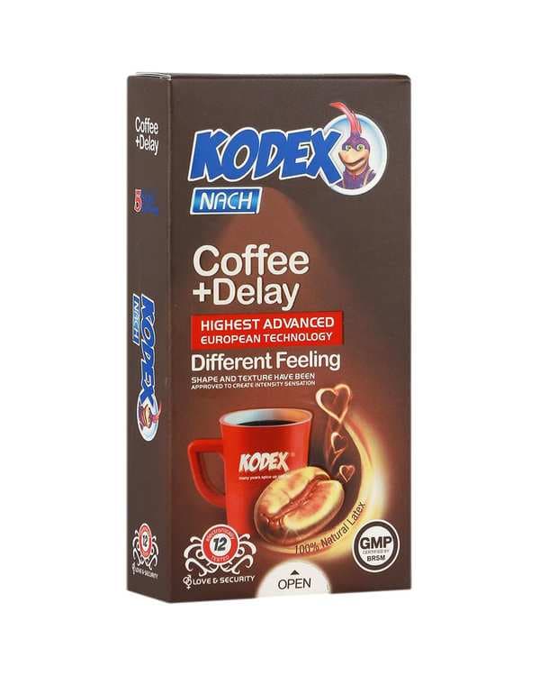 کاندوم تاخیری قهوه کدکس Kodex مدل Coffee Delay