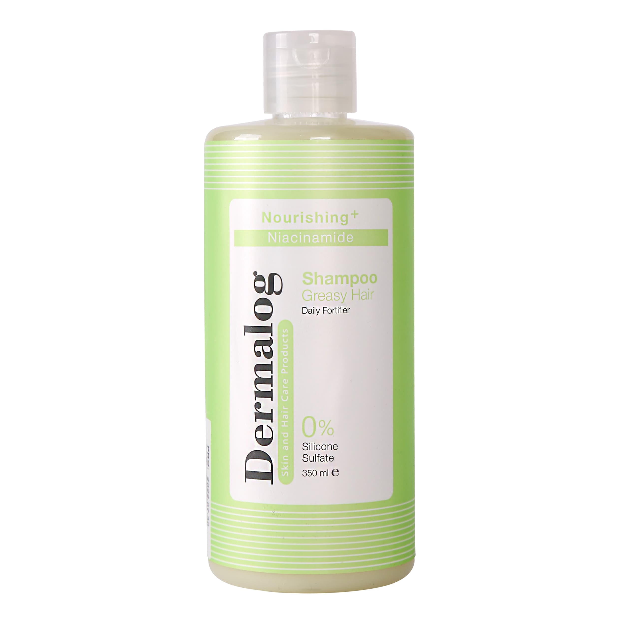 شامپو تقویت کننده مو درمالوگ مدل روزانه مناسب موهای چرب حجم 350 میلی لیتر