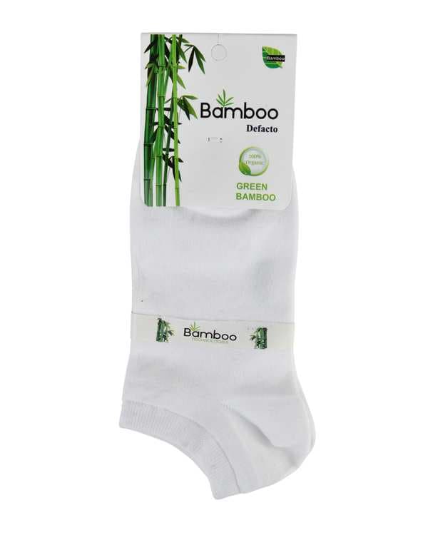 جوراب مچی گیاهی بامبو سفید اورجینال Original کد AA6032