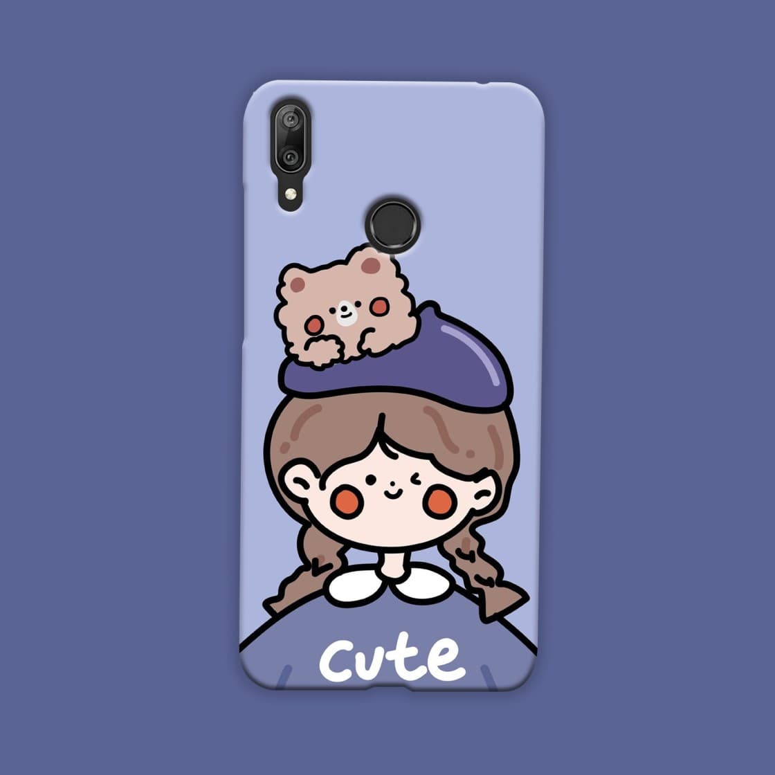 قاب گوشی هواوی Y7 2019 طرح دختر کیوت