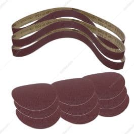 پک 12 عددی کاغذ سنباده گرد و نواری شپخ مدل 3903301707 مناسب برای مدل BTS700