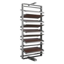 جا کفشی گردان 12 طبقه سری های گری هایگلد مدل HGD-703691-A