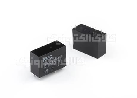 رله کتابی مشکی 12 ولت 1 کنتاکت 10 آمپر KEC | TRA1L-12VDC-S-Z