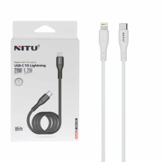کابل تبدیل USB-C به Lightning نیتو مدل NC140 طول 1.2 متر