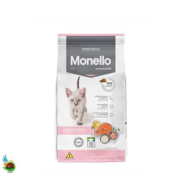غذای خشک بچه گربه مونلو با طعم مرغ و ماهی Monello Kitten Dry Food وزن ۱۰ کیلوگرم