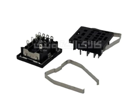سوکت رله ایزومی با پایه سوکتی 14 پین 4 کنتاکت پهن KEC | PY14A-4C