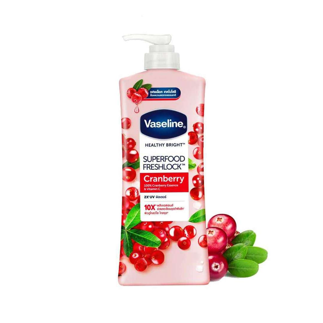 لوسیون بدن کرن بری وازلین مدل Superfood Freshlock