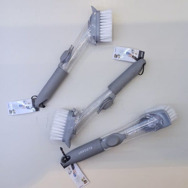 برس مخزن دار ظرفشویی دسته سیلیکون برند الگانت