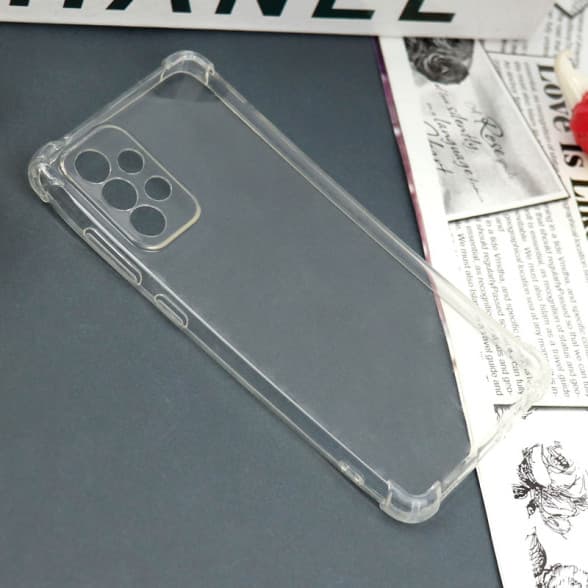 قاب ژله ای شفاف محافظ لنزدار Samsung A72