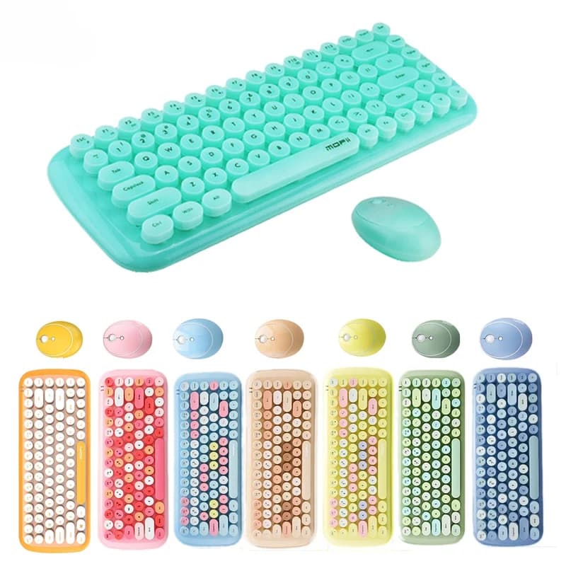 ماوس و کیبورد بی سیم مافی مدل Mofii Candy