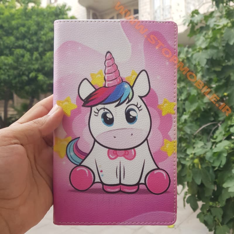 کیف طرح دار تبلت Redmi Pad SE 11 INCH طرح یونیکورن