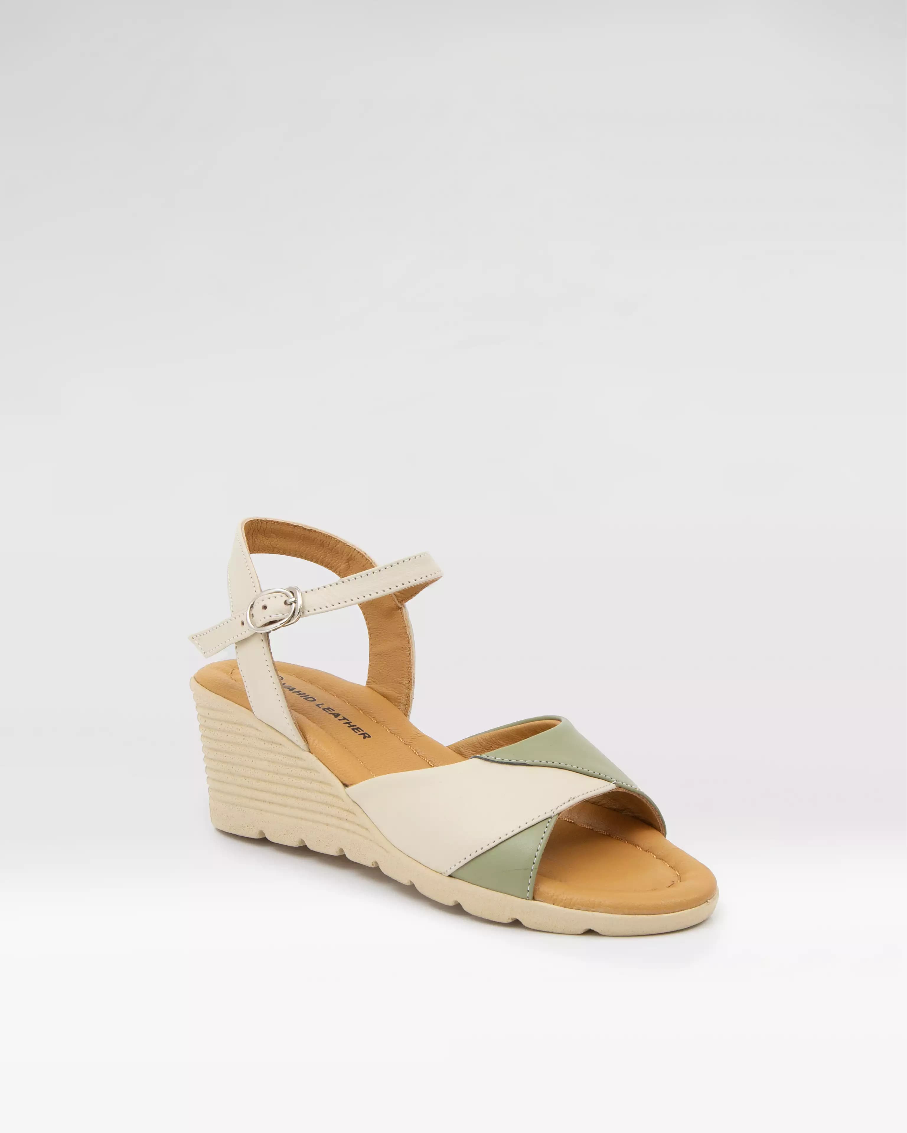 صندل زنانه چرم (کد 9102)