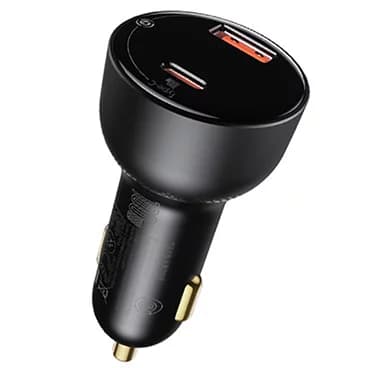 شارژر فندکی باسئوس مدل Superme Digital Display 100w