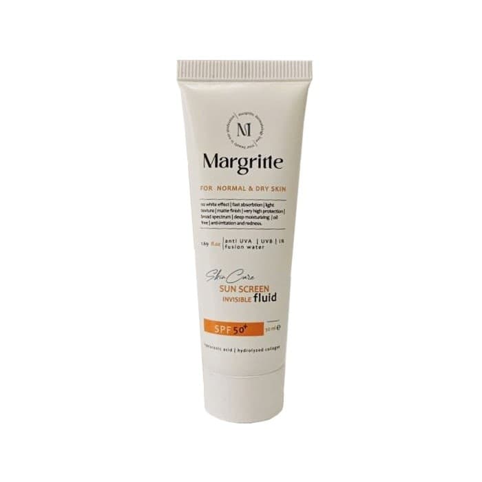 فلوئید ضد آفتاب بی رنگ پوست خشک و معمولی Margritte SPF50