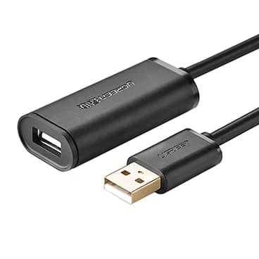 کابل تبدیل USB نری به مادگی یوگرین US121 مدل 10324 طول 20 متر