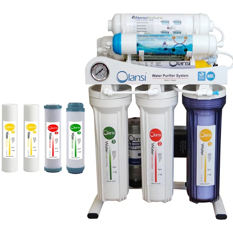 دستگاه تصفیه کننده آب اولانسی مدل REVERSE OSMOSIS-AT8300 به همراه فیلتر 3 عددی