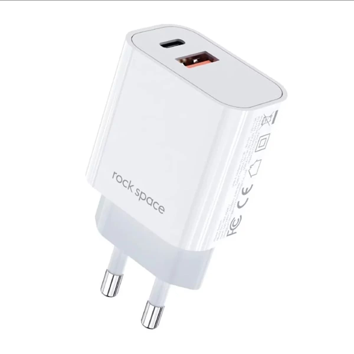 شارژر دیواری راک اسپیس مدل T43 توان 20 وات