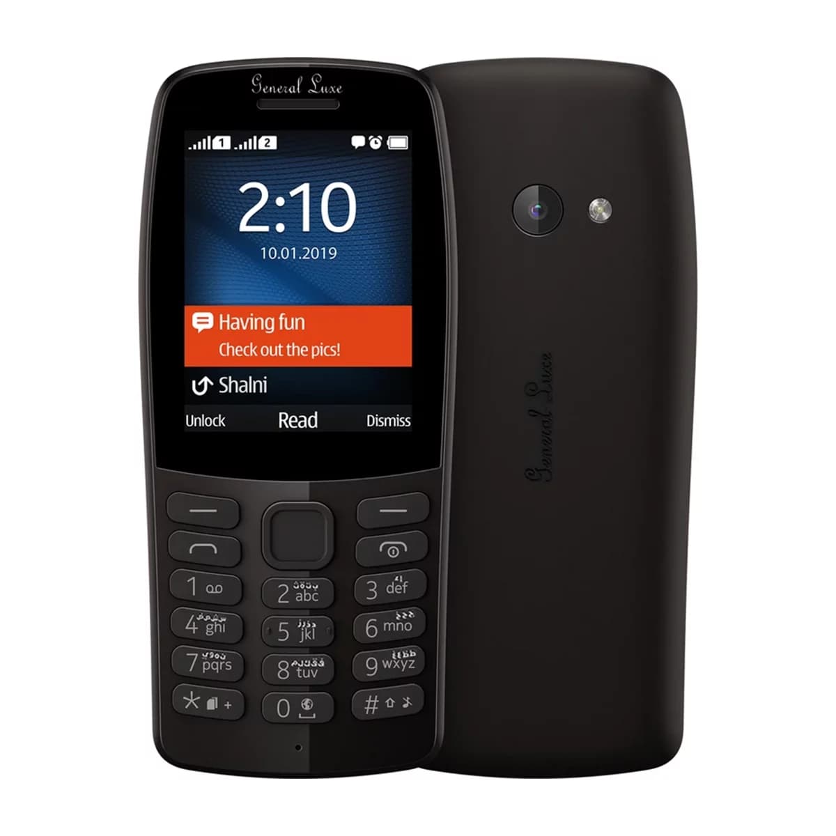 گوشی موبایل جنرال لوکس مدل 210 دو سیم کارت