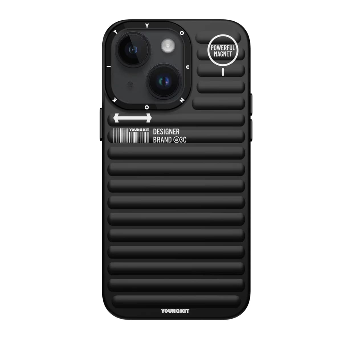 کاور گوشی اپل iPhone 13 مدل یانگ کیت True Color Luggage-Inspired Magsafe