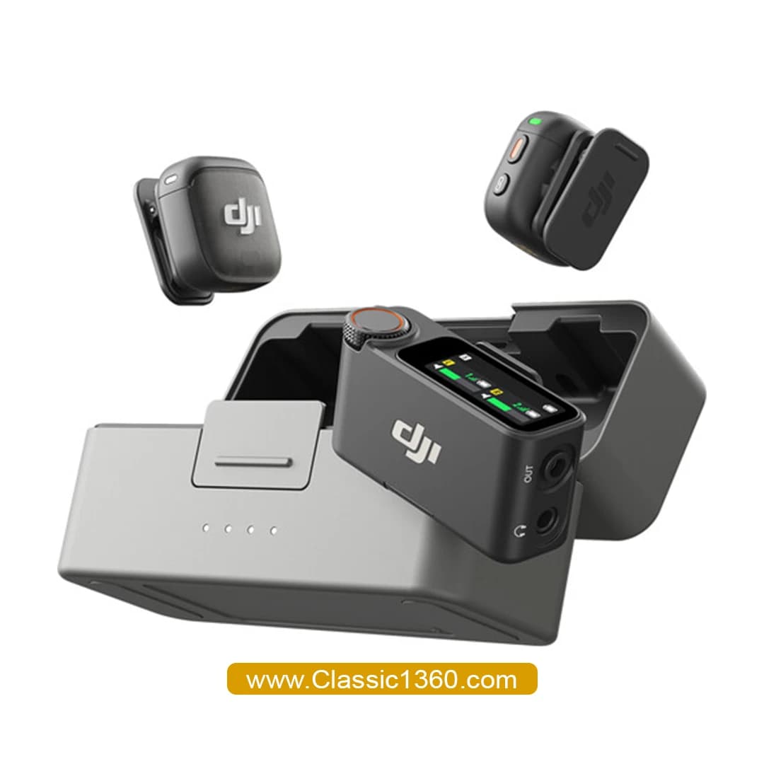 میکروفون دونفره DJI Mic 3 2-Person Compact Wireless Microphone
