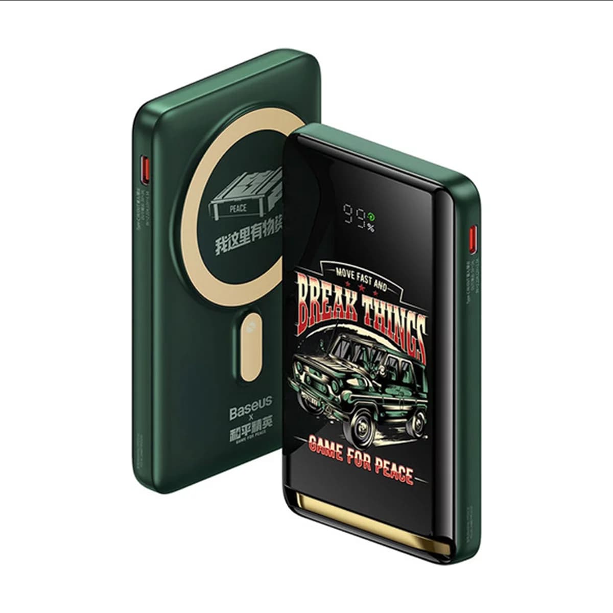 پاوربانک باسئوس مدل PPCX090006 ظرفیت 10000 میلی آمپر ساعت 20 وات