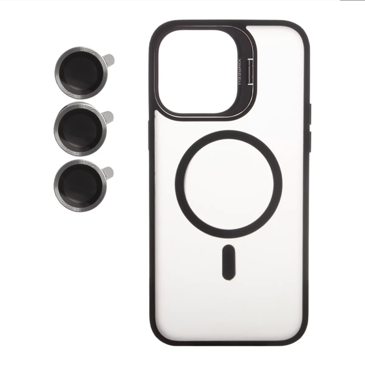 کاور گوشی اپل iPhone 14 Pro Max مدل مگ سیف به همراه محافظ لنز گوشی