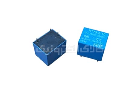 رله میلون کوتاه 5 ولت 1 کنتاکت 10 آمپر KEC | NT73-2-10-5VDC