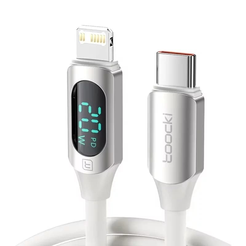 کابل تایپ سی به لایتنینگ توکی مدل 20W TQ-X55 طول 1 متر