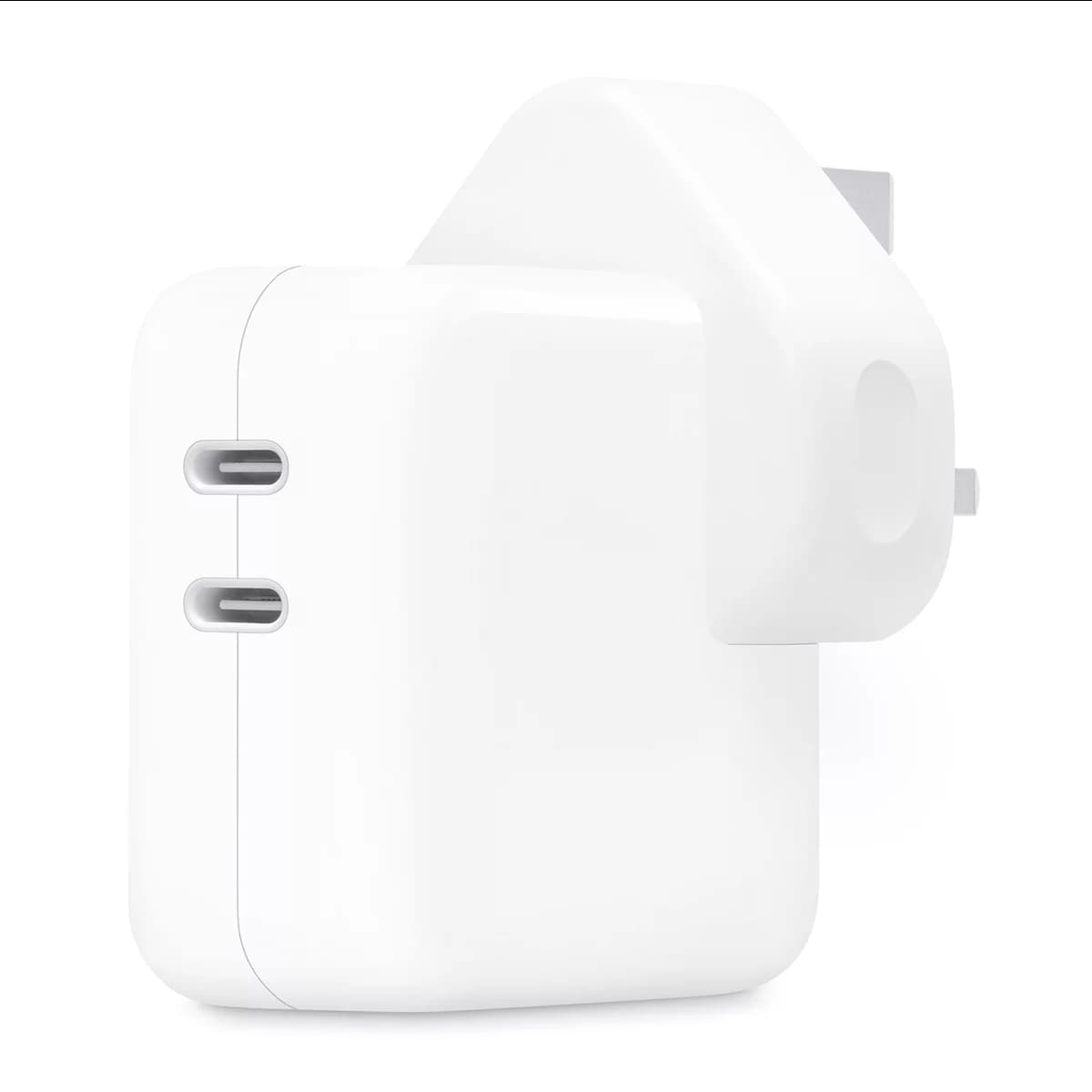 شارژر دیواری اپل مدل Dual USB-C توان 35 وات سه شاخه