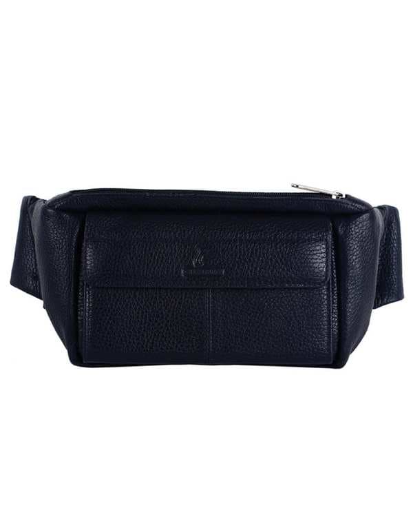 کیف کمری چرم مشکی چرم بارز Charm Barez مدل DG66.1