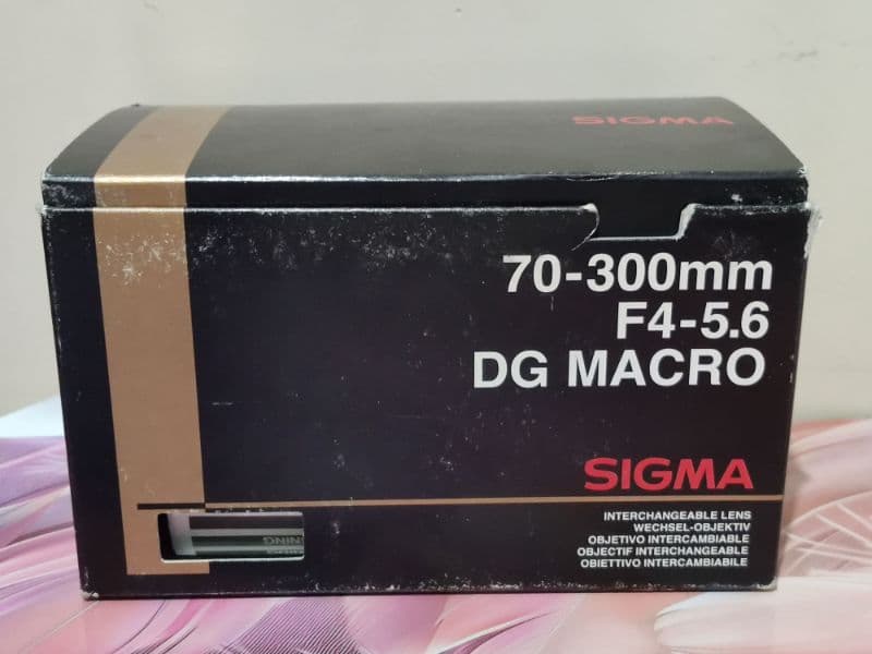 لنز سیگما دست دوم Sigma 70-300mm F 4-5.6 DG MACRO for Nikon(جعبه ندارد)
