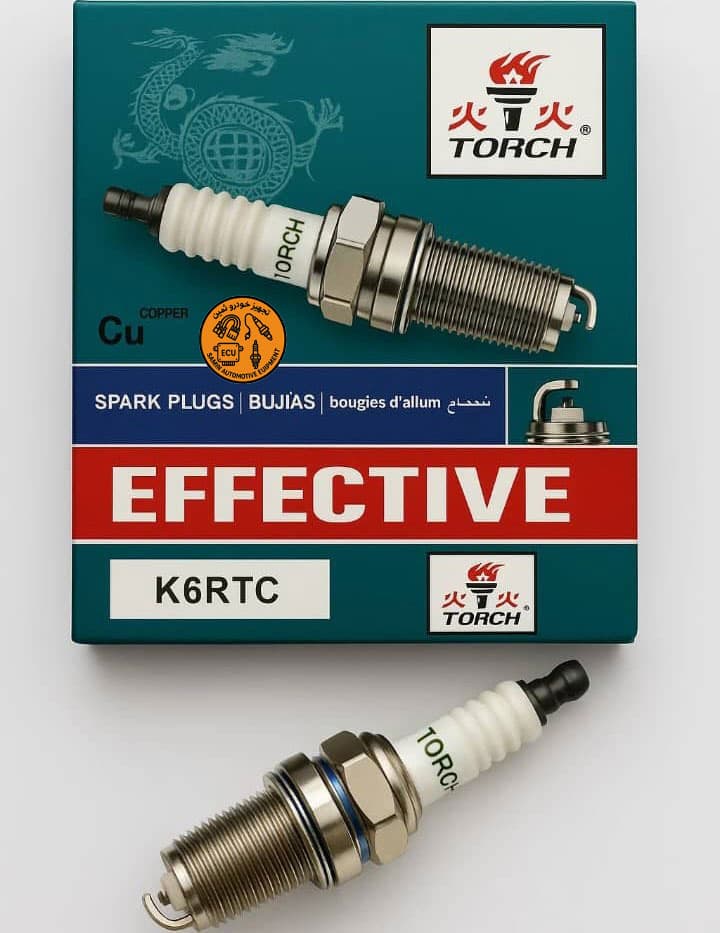 شمع تورچ K6RTC | شمع تک پلاتین اقتصادی مناسب موتورهای XU7، EF7 و خودروهای چینی