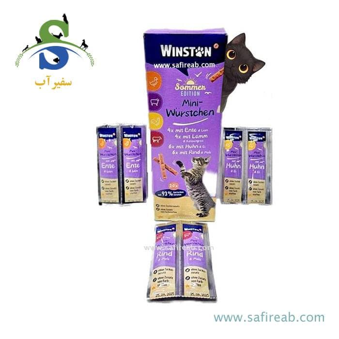 سوسیس گربه با ۴ طعم (تک عددی) وینستون