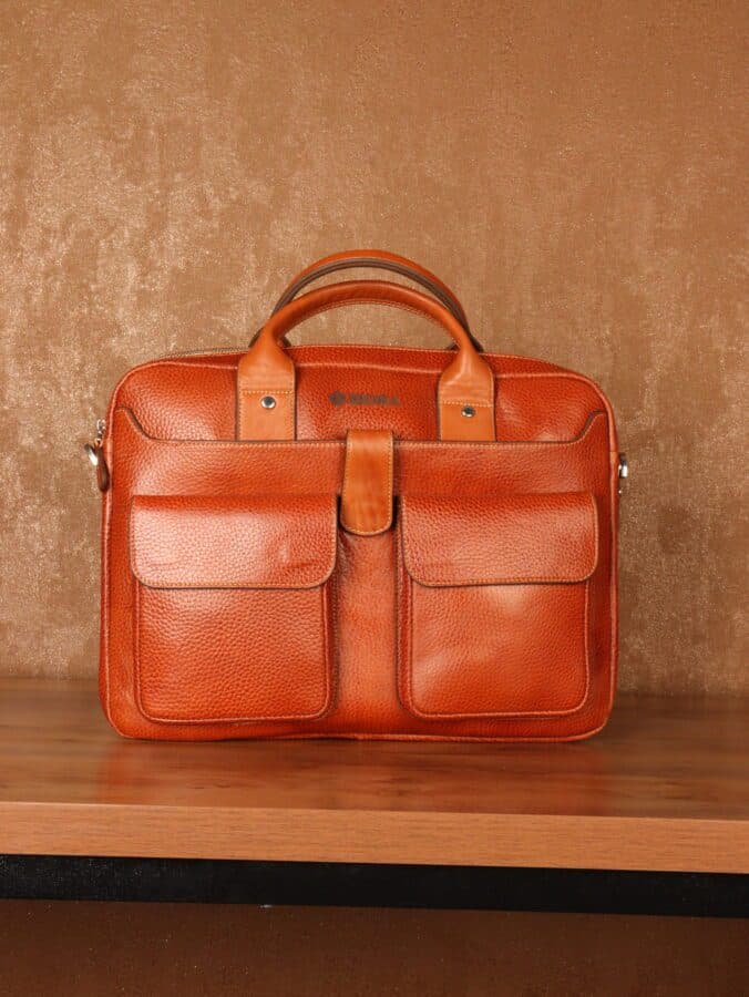 کیف اداری مردانه چرم طبیعی فلوتر بیورا مدل eez38