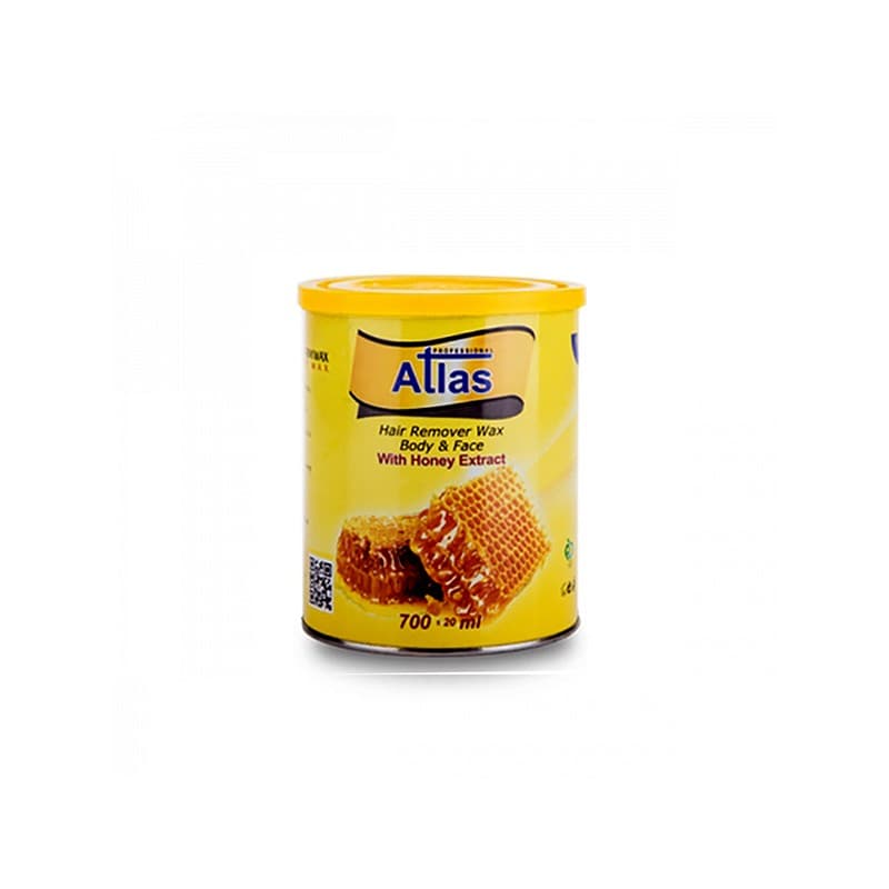 موم اصلاح اطلس کنسروی مدل عسل (Honey) حجم 700 میل