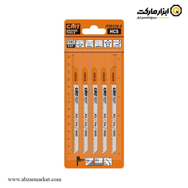 تیغ اره عمود بر چوب CMT مجموعه 5 عددی مدل JT301CD-5
