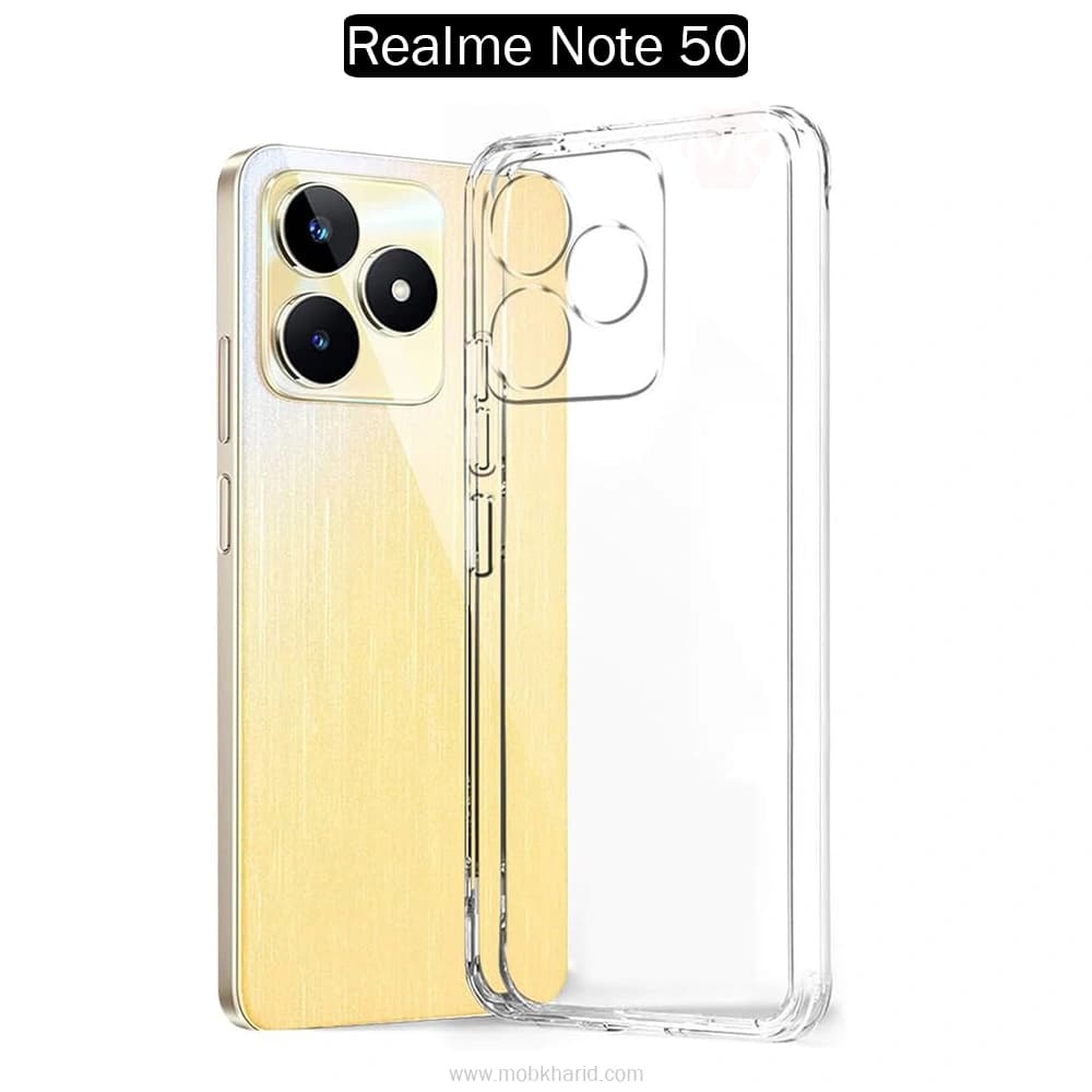 قاب محافظ Clear Transparent Cover | Realme Note 50