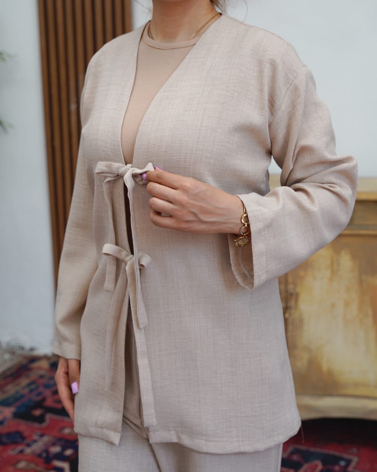 مانتو شلوار شانتون کد 19040