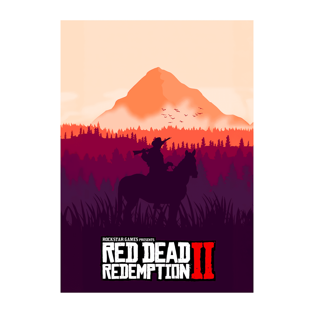 متال پوستر گیمینگ رد دد RedDeadRedemption کد N207