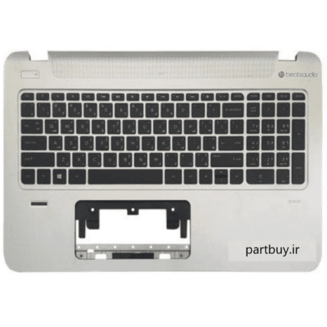 Keybaord laptop HP Pavilion 15T کیبورد لپ تاب اچ پی با قاب دور کیبورد نقره ای