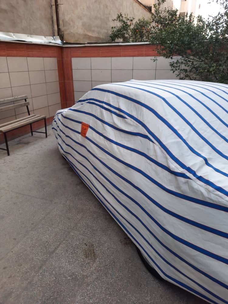 چادر ماشین نخی ضخیم مخصوص آریو ( برزنتی نخ پنبه ضخیم ، با ضمانت مقاومت در برابر آفتاب)