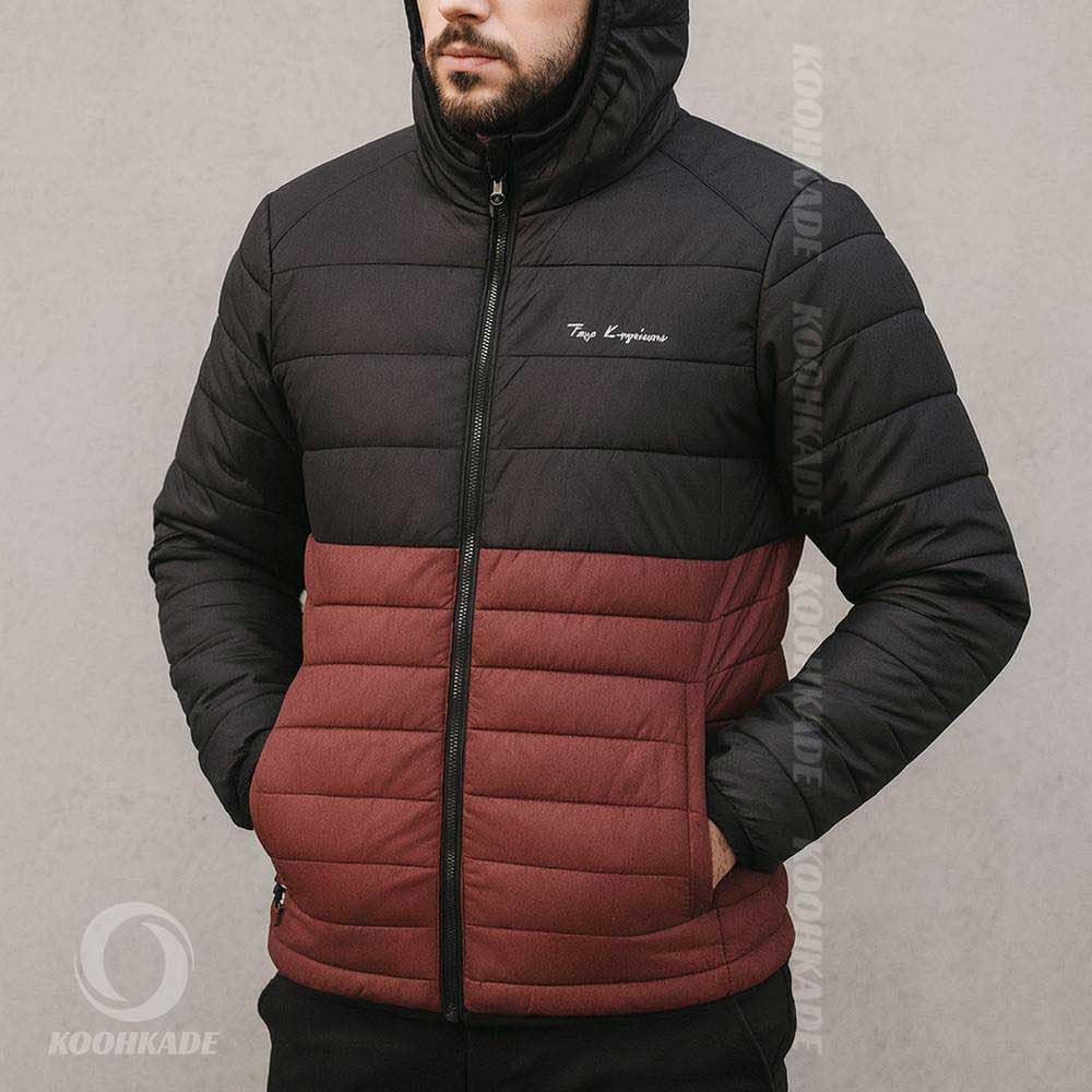 کاپشن پر دو رنگ TOP KINGDOM