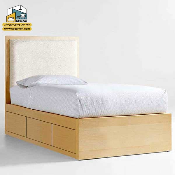 تخت خواب یک نفره کد BSP65