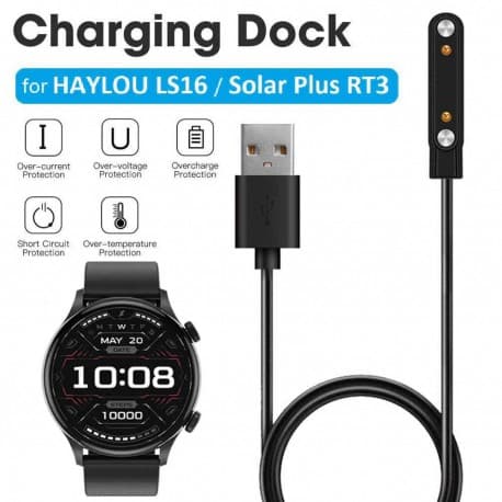 کابل شارژر ساعت شیائومی مدل Xiaomi Haylou SOLAR PLUS – LS16