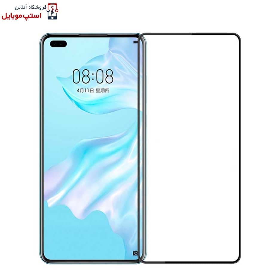 گلس گوشی هوآوی HUAWEI P40 مدل شیشه ای تمام چسب