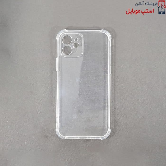 قاب آیفون 12 – Iphone 12 مدل شفاف پشت طلقی