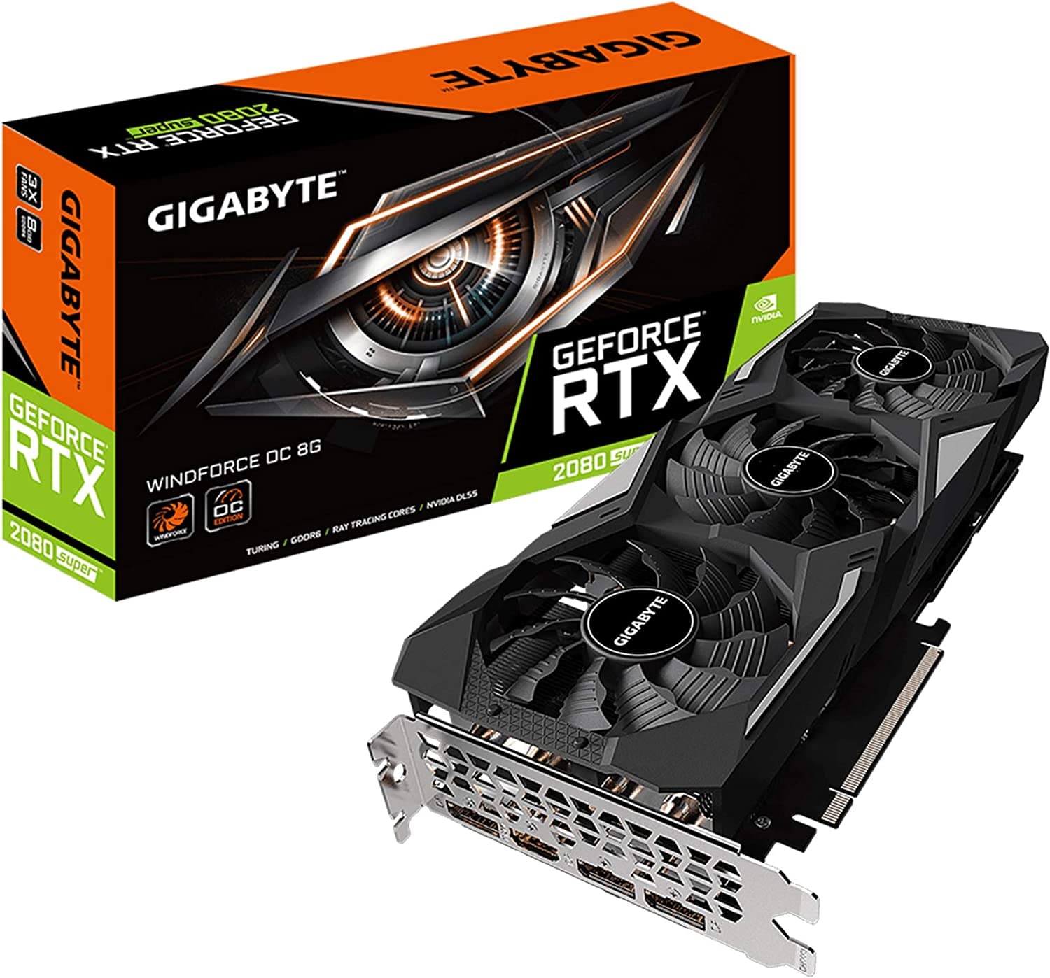 کارت گرافیک 8 گیگ گیگابایت GIGABYTE RTX 2080 8GB 3 FAN استوک