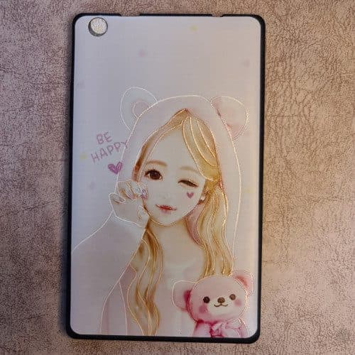 قاب طرح دار آیپد IPAD 10.2 INCH 2020 – 2021 ( IPAD 8th , 9th ) طرح دخترانه