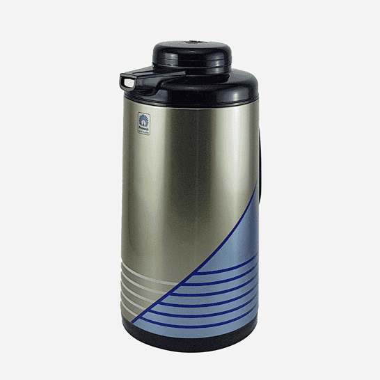 فلاسک پیکوک ژاپن مدل سرپیچی گنجایش 1.9 لیتر اصل در دو رنگ نارنجی و آبی(ارسال فوری برای تهران)